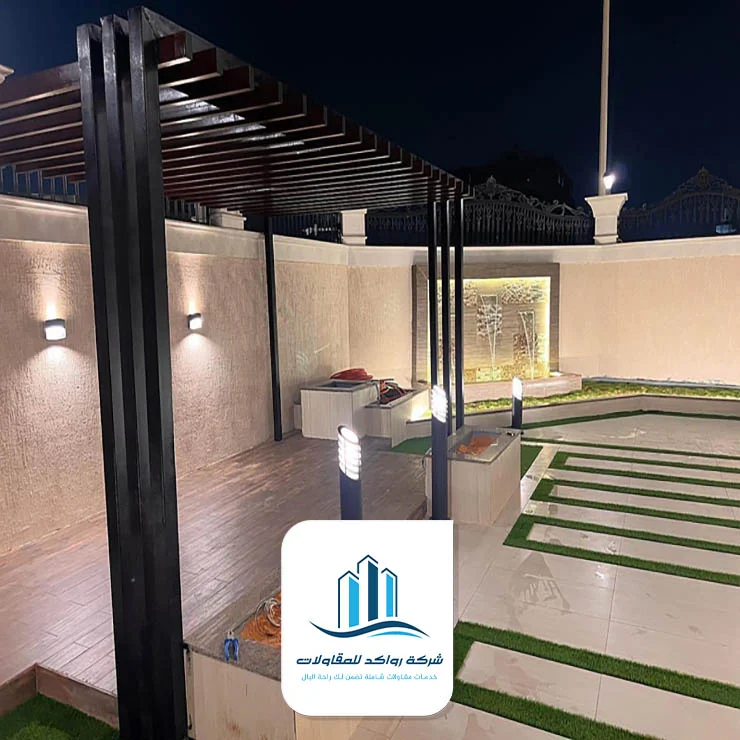 عمل برجولات خشب