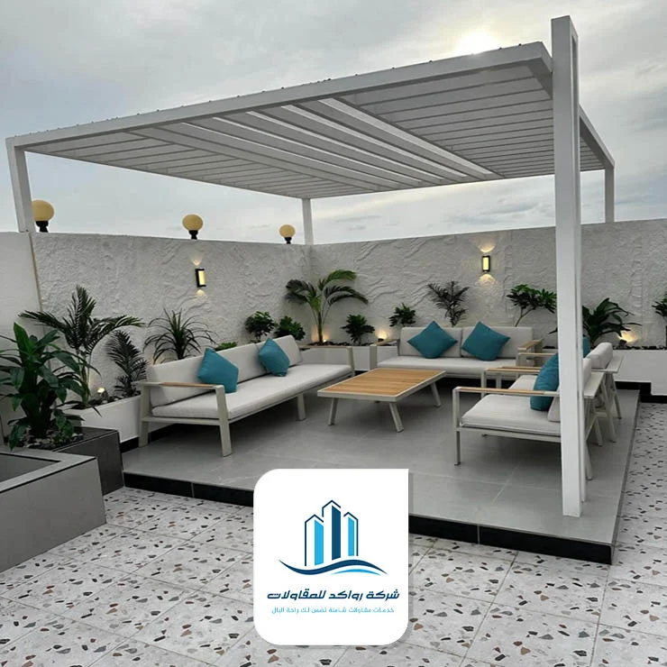 مظلات برجولات حديد