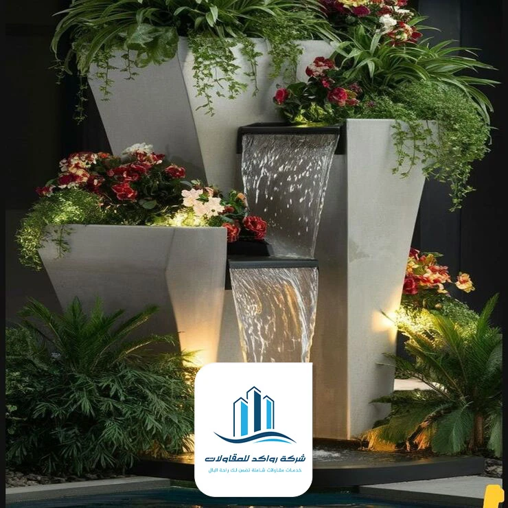 شلالات منزلية خارجية جدة