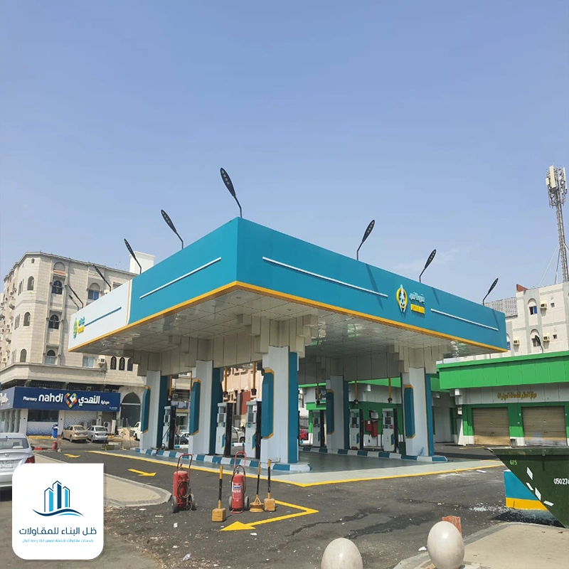 تركيب كلادينج لمحطات الوقود جدة