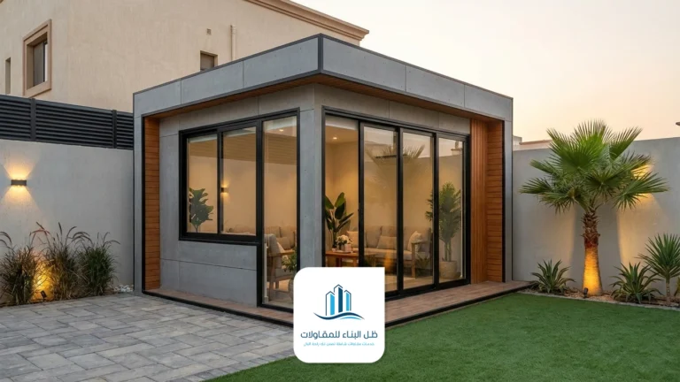 بناء غرف خارجية بجدة