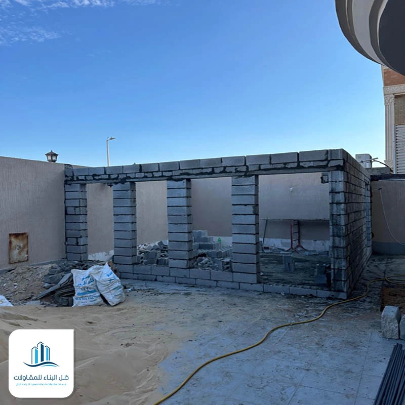 بناء مجلس خارجي جدة